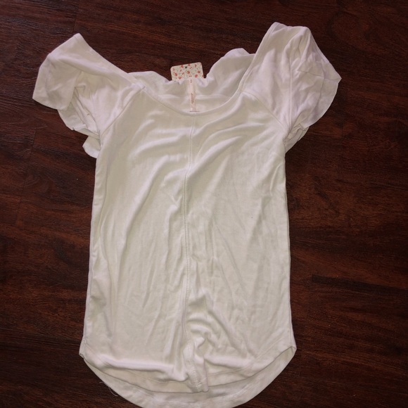 Free people white shirt - Picture 3 of 6